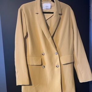 Wilfred Women's Yellow Blazer size small
